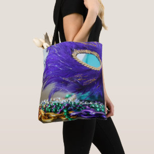 MARDI GRAS BEAD BAG TASCHE