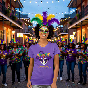 Mardi Gras Bead Hustler T-Shirt