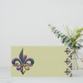 Mardi Gras bead Lilie 2 (Stehend Vorderseite)