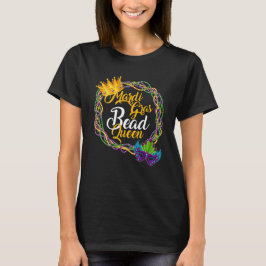 Mardi Gras Bead Queen Women T-Shirt
