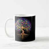 Mardi Gras Bead Tree Carnival New Orleans 2025 Wom Kaffeetasse (Links)
