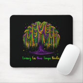 Mardi Gras Bead Tree Carnival New Orleans For Wome Mousepad (Mit Mouse)