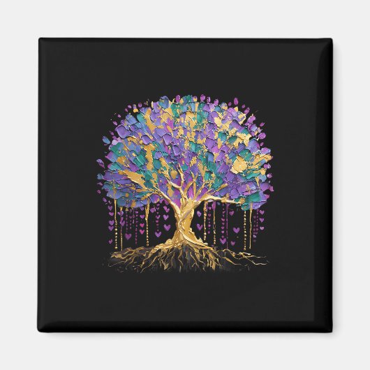 Mardi Gras Bead Tree Fantastische Bergwelten im Va Magnet (Vorne)