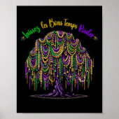 Mardi Gras Bead Tree Fasching New Orleans 2025 Poster (Vorne)