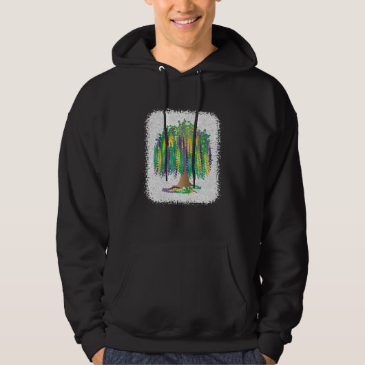 Mardi Gras Bead Tree Hoodie (Vorderseite)