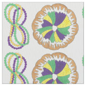 Mardi Gras Beads Ein perfektes Wochenende in Belli Stoff (Nahaufnahme)