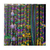 Mardi Gras Beads Fliese (Vorderseite)