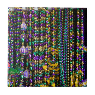 Mardi Gras Beads Fliese