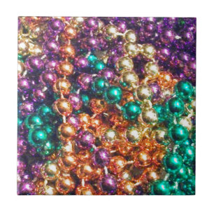 Mardi Gras Beads Fliese