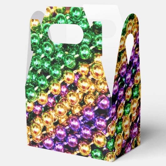 Mardi Gras Beads Geschenkschachtel (Geöffnet)