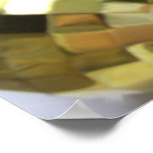 Mardi Gras Beads & Green Mask Poster Art Print (Ecke)