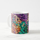 Mardi Gras Beads Kaffeetasse (Vorderseite Links)