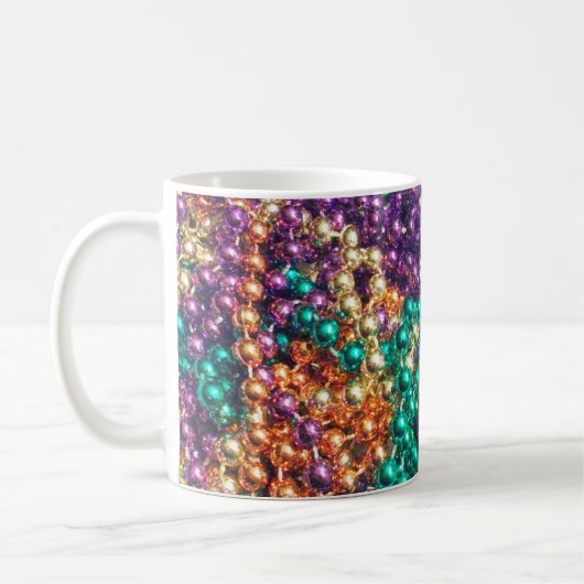Mardi Gras Beads Kaffeetasse (Links)