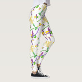 Mardi Gras Beads Lilie & Crawfish Leggings (Rechts)
