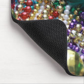 Mardi Gras Beads & Mask Mousepad (Ecke)