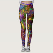 Mardi Gras Beads Masken Leggings Komfortable Pants (Vorderseite)