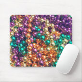 Mardi Gras Beads Mousepad (Mit Mouse)