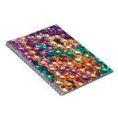 Mardi Gras Beads Notizblock (Rechte Seite)