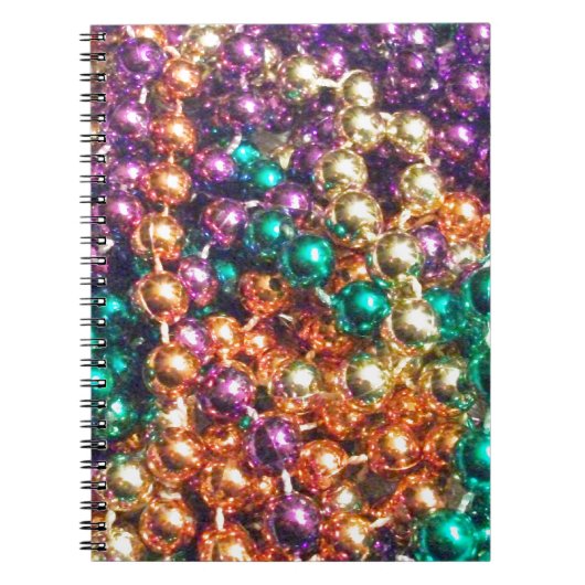 Mardi Gras Beads Notizblock (Vorderseite)