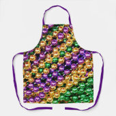 Mardi Gras Beads Schürze (Vorderseite)