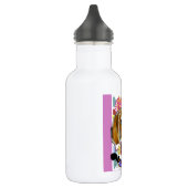 MARDI GRAS BEAGLE EDELSTAHLFLASCHE (Links)
