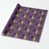 MARDI GRAS BEAGLE GESCHENKPAPIER (Ungerollt)