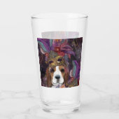 MARDI GRAS BEAGLE GLAS (Rückseite)