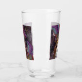 MARDI GRAS BEAGLE GLAS (Links)