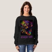 Mardi Gras Beautiful Colorful Sweatshirt (Vorne ganz)