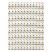 Mardi Gras Beignet Beads Mask New Orleans NOLA Tischdecke (Vorderseite)