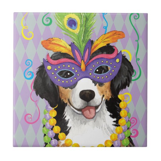 Mardi Gras Berner Fliese (Vorderseite)