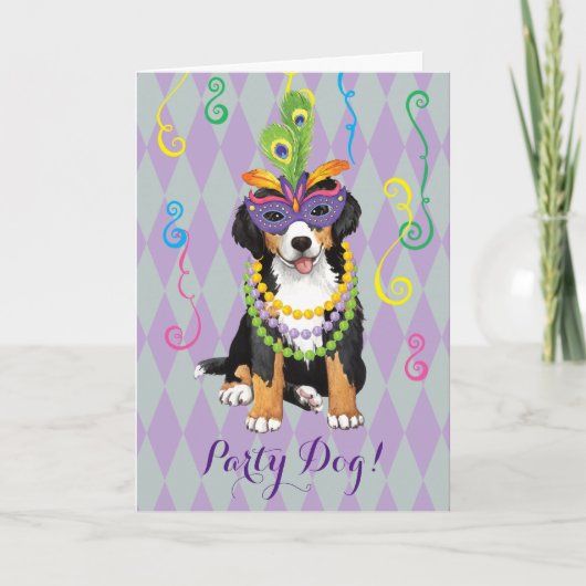 Mardi Gras Berner Karte (Vorderseite)