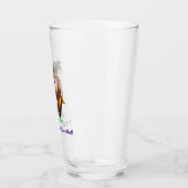 Mardi Gras Bier Glas (Links)