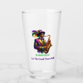 Mardi Gras Bier Glas (Vorderseite)