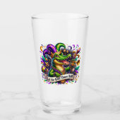Mardi Gras Bier Glas (Vorderseite)