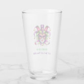 Mardi Gras Bier Glas (Rückseite)