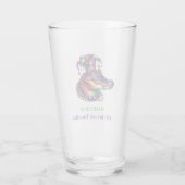 Mardi Gras Bier Glas (Rückseite)