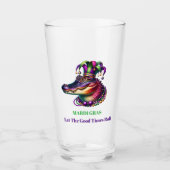 Mardi Gras Bier Glas (Vorderseite)