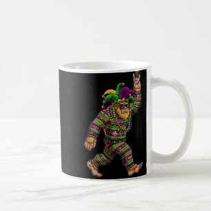 Mardi Gras Bigfoot Sasquatch Karneval New Orleans Kaffeetasse