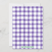 Mardi Gras Birthday Einladung (Rückseite)