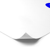 Mardi Gras Bitte Anmerkungen anzeigen Poster (Ecke)