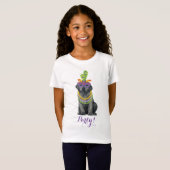 Mardi Gras Black Lab T-Shirt (Vorne ganz)