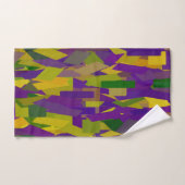 Mardi Gras Blocks Badhandtuch Set (Handtuch)