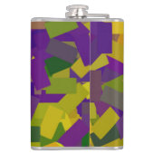 Mardi Gras Blocks Flachmann (Rückseite)