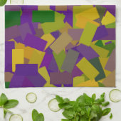 Mardi Gras Blocks Geschirrtuch (Gefaltet)