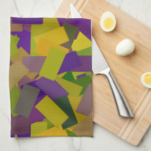Mardi Gras Blocks Geschirrtuch