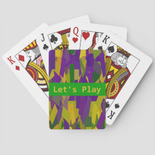 Mardi Gras Blocks Spielkarten
