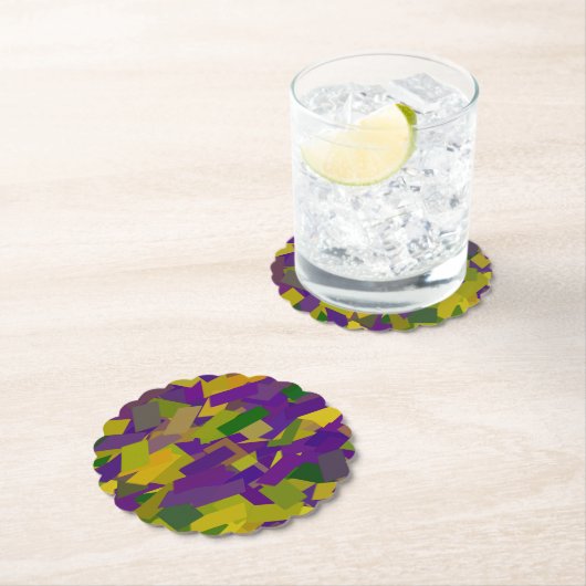 Mardi Gras Blocks Untersetzer (Vor Ort)