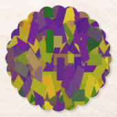 Mardi Gras Blocks Untersetzer (Vorderseite)