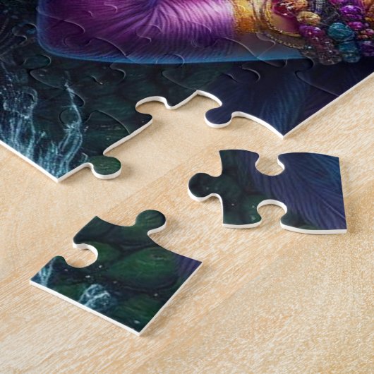 Mardi Gras Blond und Claude der Alligator Puzzle (Seite)
